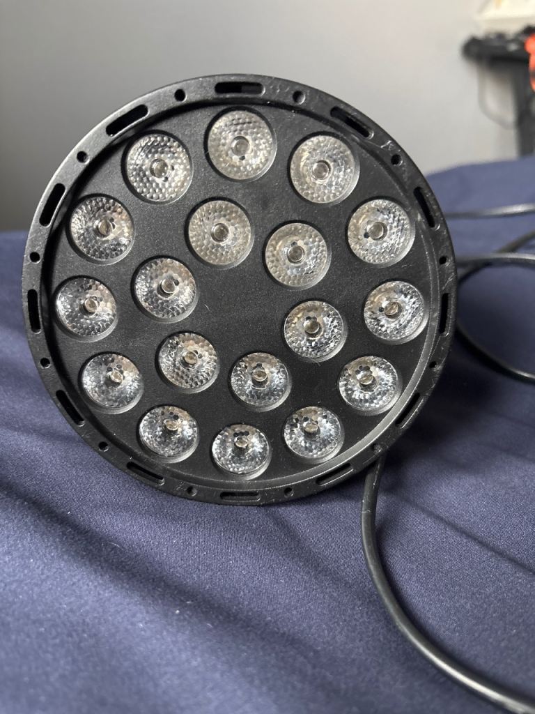 Purple UV disco light 