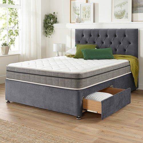 >>>>🚛Best Deal 😘DIVAN 5FT King Size Bed Base with Mattress & Storage Drawers ❤️15% OFF💥Order COD