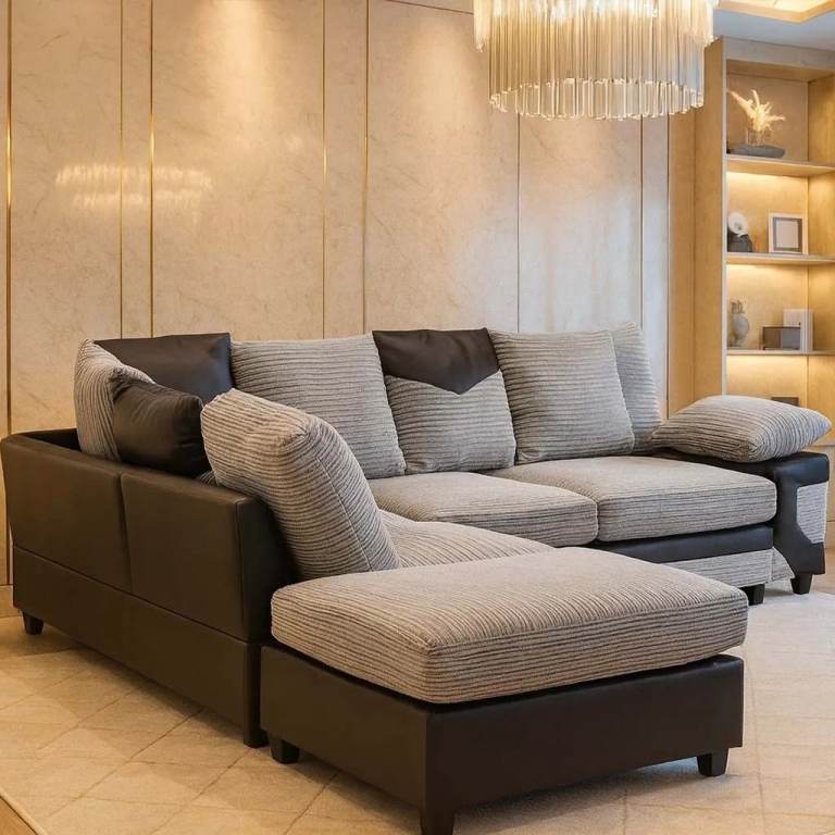 DINO CORNER SOFA & 3-2 SOFA SET 🌙 - Premium Comfort | 25% Discount! Free Delivery & COD !! **