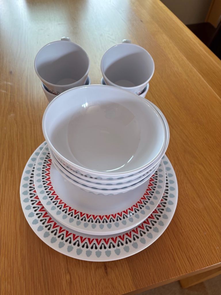 OLPRO Melamine  Dinnerware  Set.   