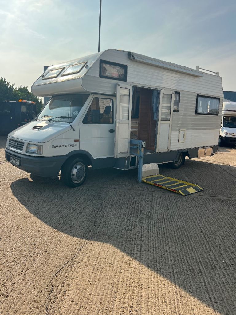 Iveco wheelchair accessible motorhome camper campervan with ramp 5 berth 