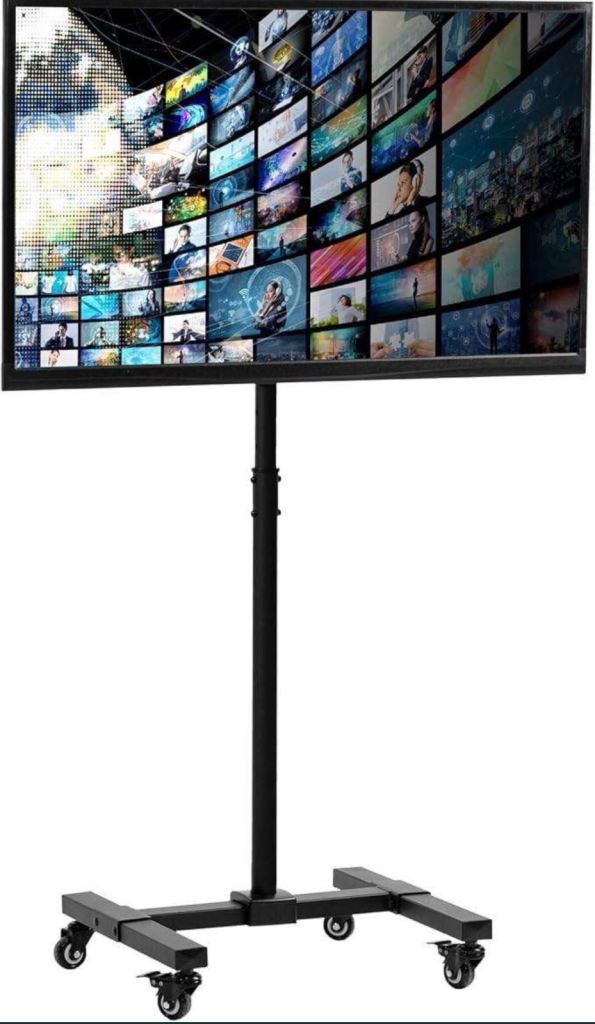 VIVO TV Floor Stand for 13 to 50 inch Flat Panel LED LCD Plasma screens,