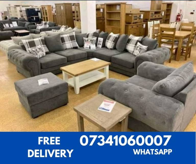 --any--LL Shape sofa 3 seater and 2 seater