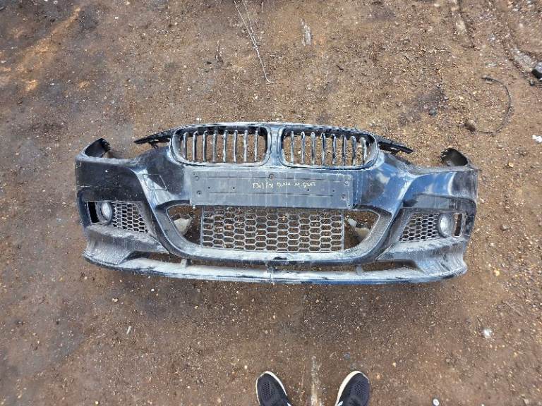 BMW 3 SERIES F30 F31 M SPORT FRONT BUMPER BLACK Breaking Parts 