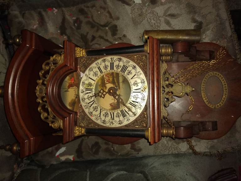 Antique Swiss Clock 