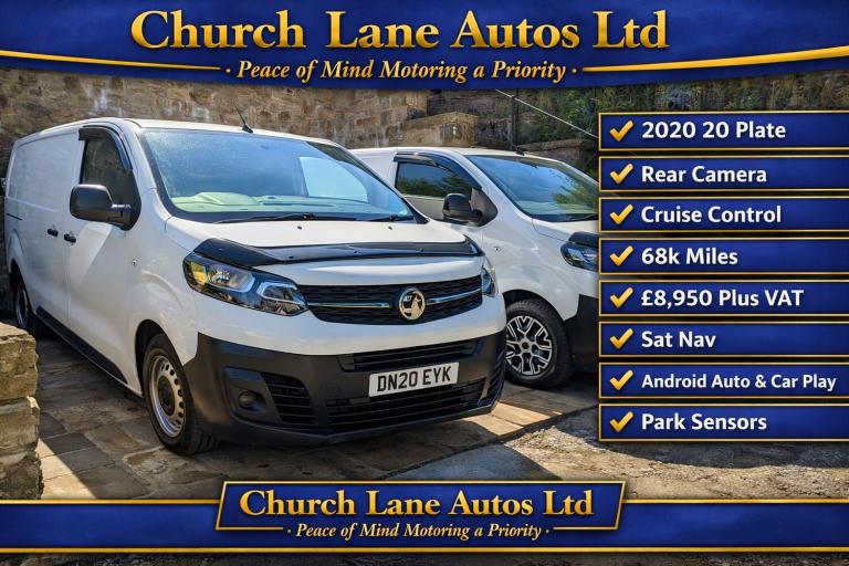 2020 Vauxhall Vivaro 2900 1.5d 100PS Edition H1 Van PANEL VAN Diesel Manual