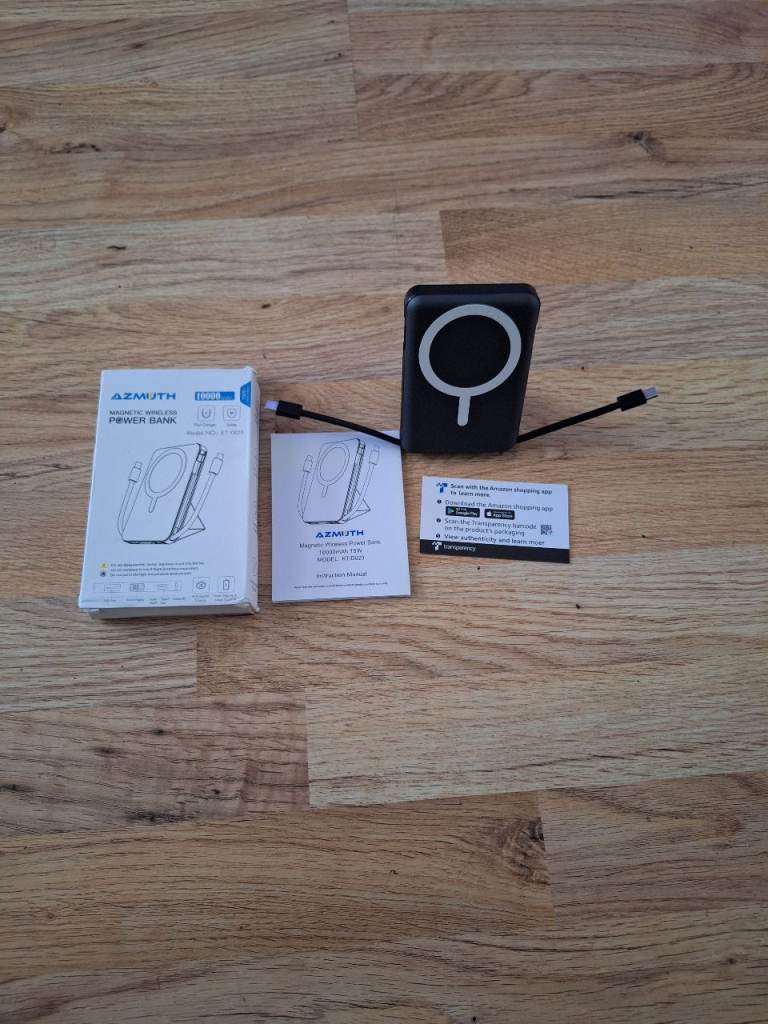 Azmuth magnetic wireless power bank 1000mah 