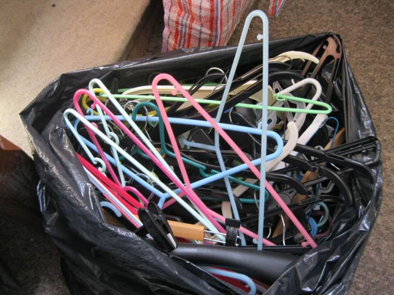FREE CLOTHES HANGERS    LEICESTER LE4 5DJ