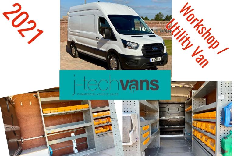 Ford Transit T350 L2 H3 Mwb Van ***Workshop / Utility / Fitters / Fibre Van***