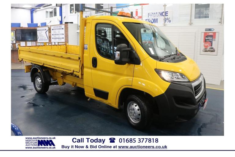 2018 - 68 - PEUGEOT BOXER 335 2.0HDI 130PS SINGLE CAB TIPPER (EURO 6)