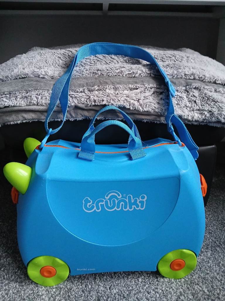 Trunki Ride-on Kids Suitcase Blue