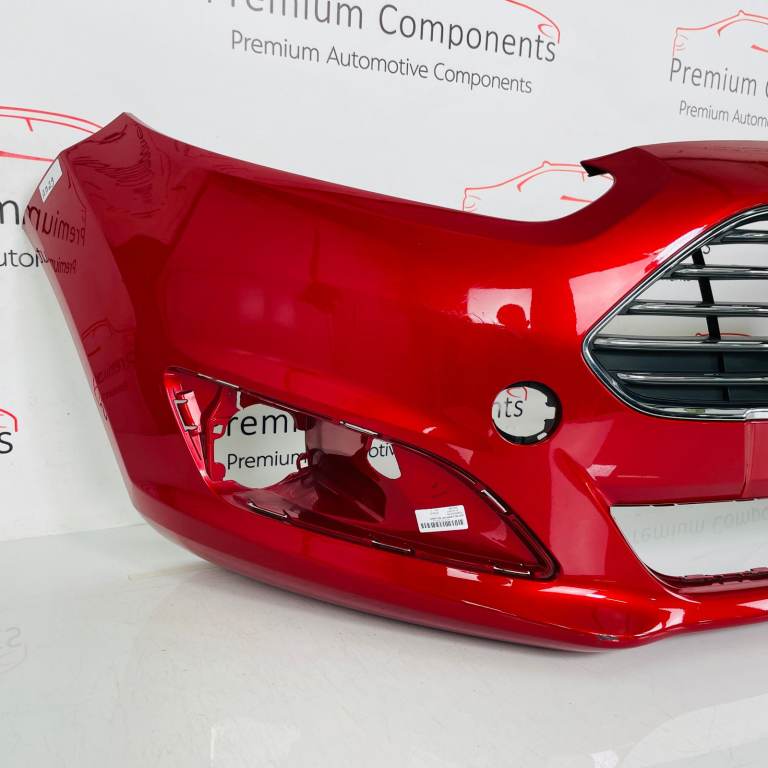 Ford Fiesta Front Bumper Genuine Red Candy Mk8 Zetec S 2013- 2016 [am29]