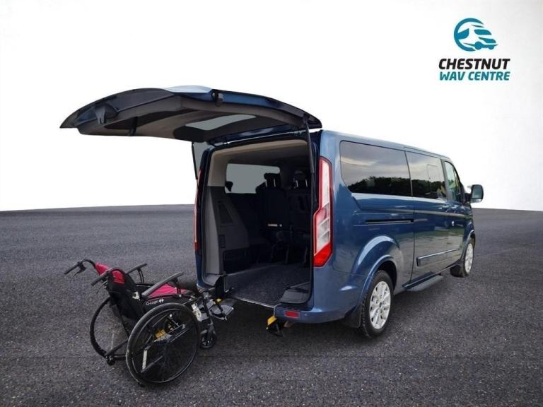 Ford Tourneo Custom WAV Wheelchair Access 8Seats LWB L2H1 Cambelt Changed No Vat