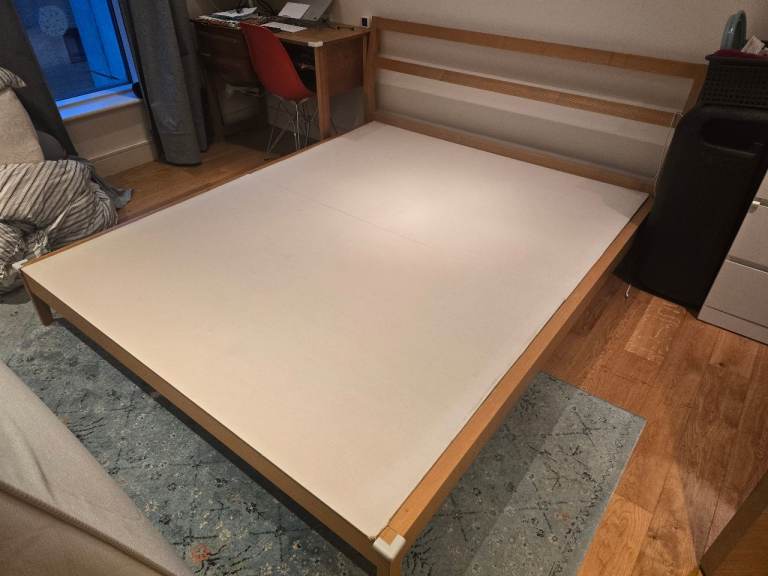 Muji Bedframe for King and "Room and Board" Mattress(King)