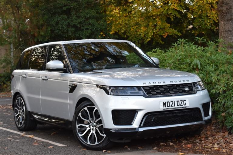 2021 Land Rover Range Rover Sport HSE SILVER+Panoramic Roof and Electric Deployable Tow Pack Esta...