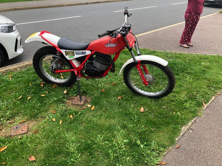 Classic Fantic 125 trial bike