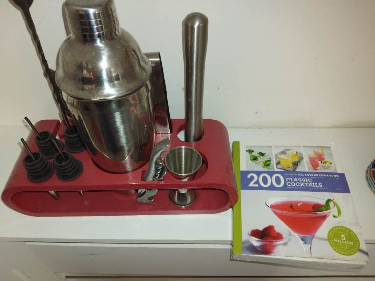 Cocktail maker and Ingredients book