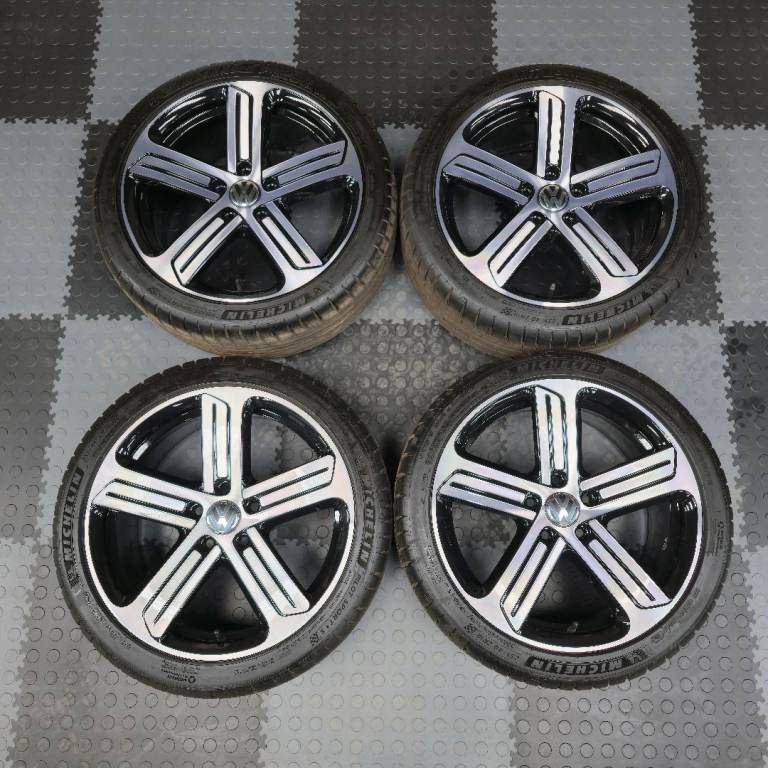 Genuine Volkswagen Golf Cadiz 18" Alloy Wheels GTI GTD GTE Caddy
