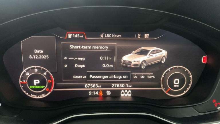  Audi A5 2.0 TDI Sport Sportback S Tronic quattro Euro 6 (s/s) 5dr Diesel Automatic