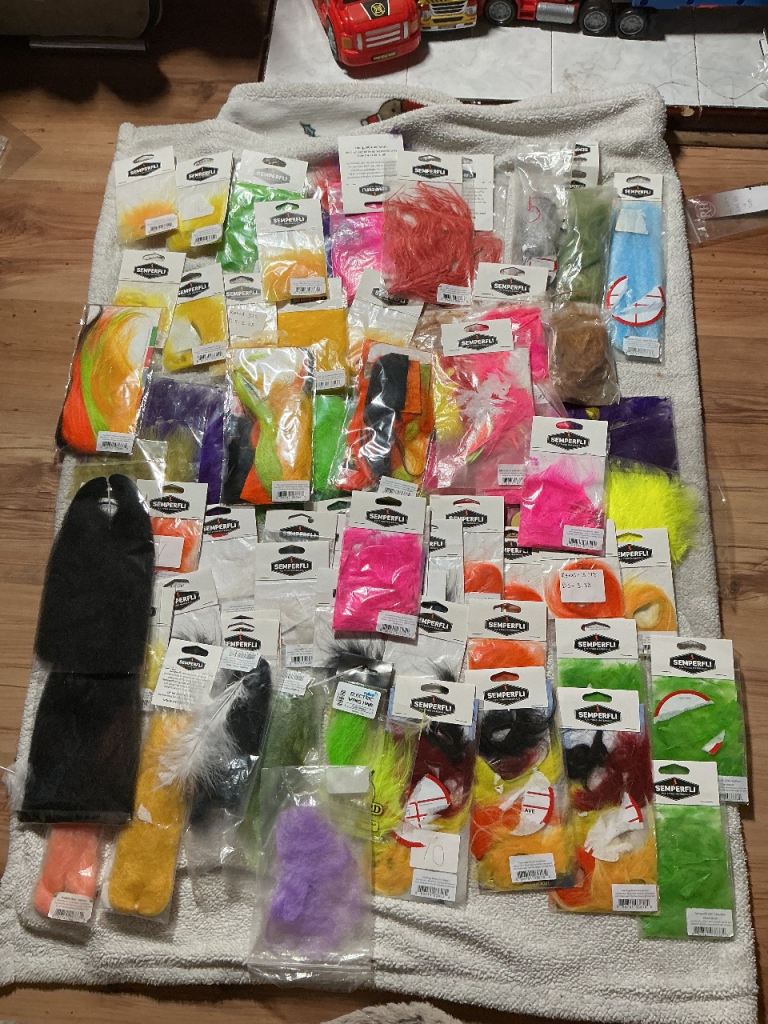 Pike flys ,lead melter,moulds 