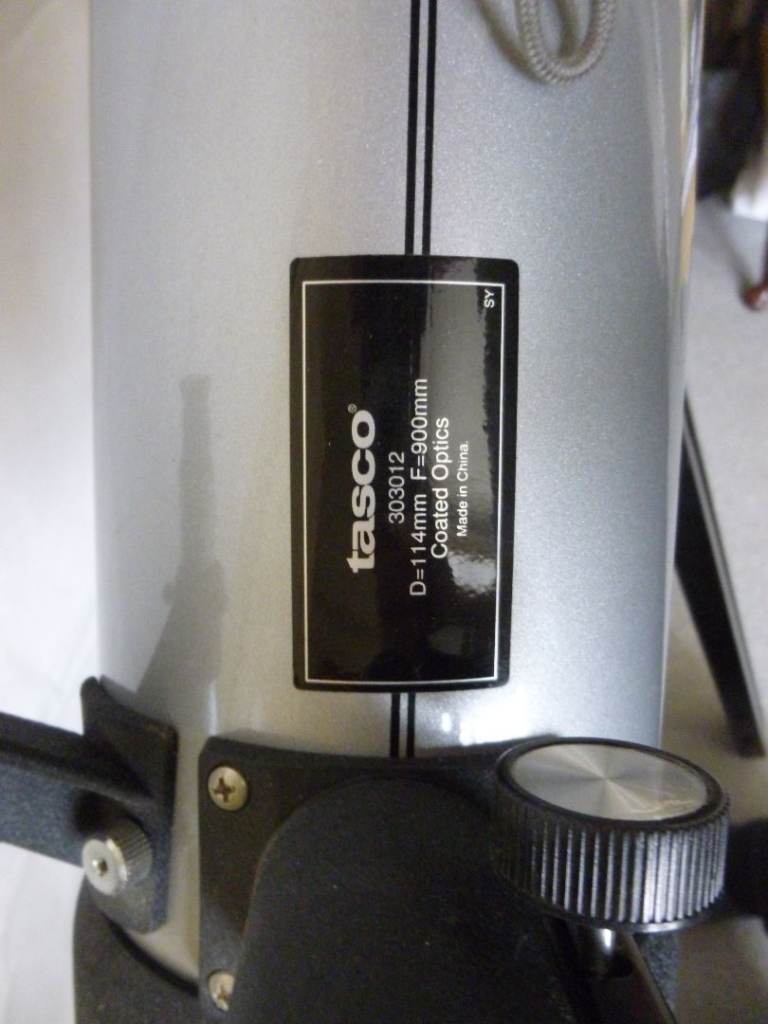 Tasco 303012 Telescope D=114mm F=900mm Coated Optics