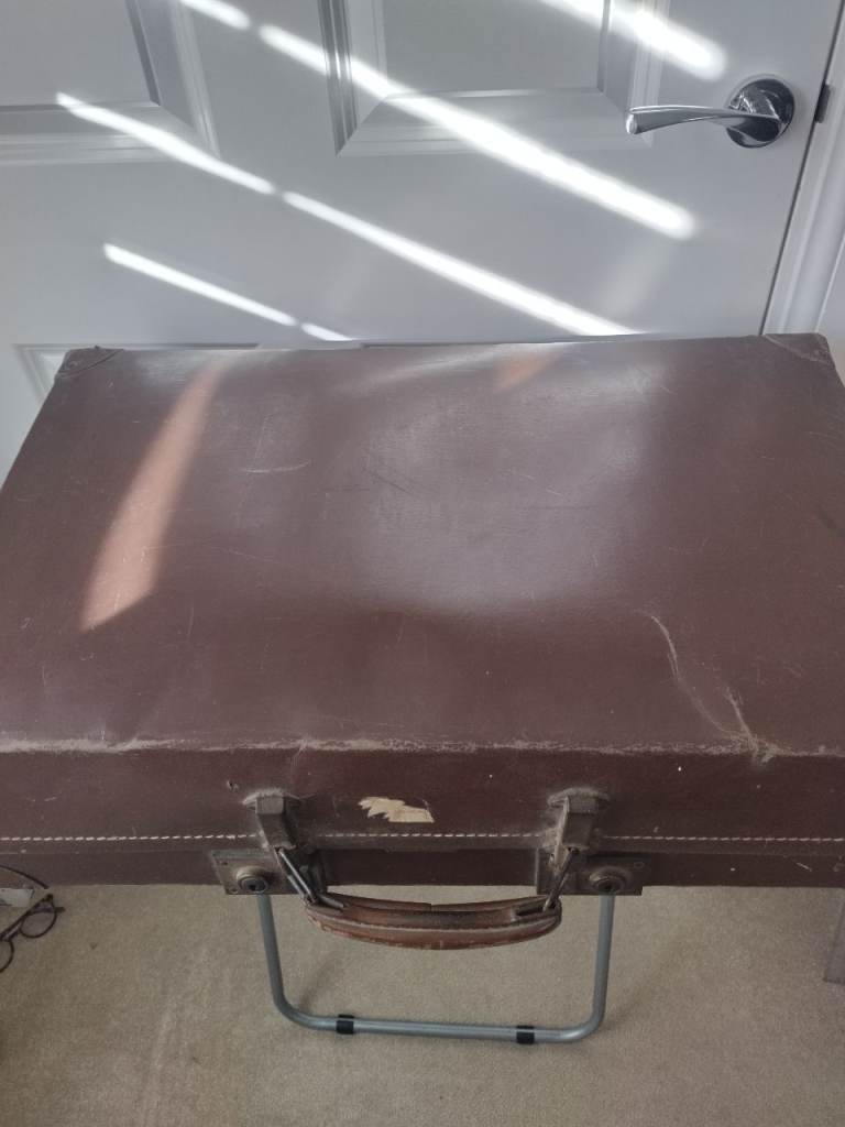 Revelation vintage leather suitcase