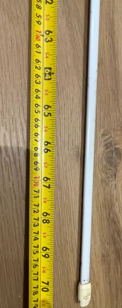 Extendable Voile curtain rod