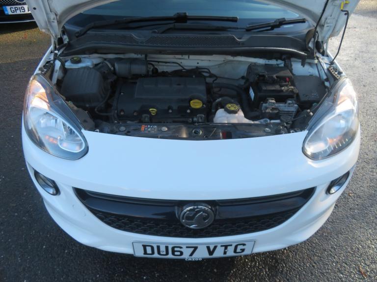 2017 Vauxhall ADAM 1.2i Energised 3dr White HATCHBACK Petrol Manual
