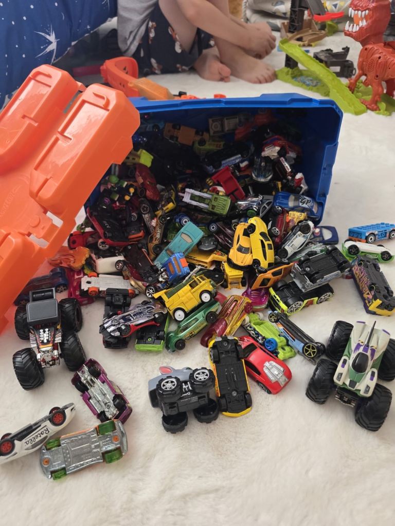 Hot wheels cars with box