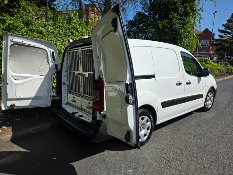 2016 PEUGEOT PARTNER 1.6 BLUEHDI 750 LWB PANEL VAN DOG UNIT KENNELS EX POLICE 