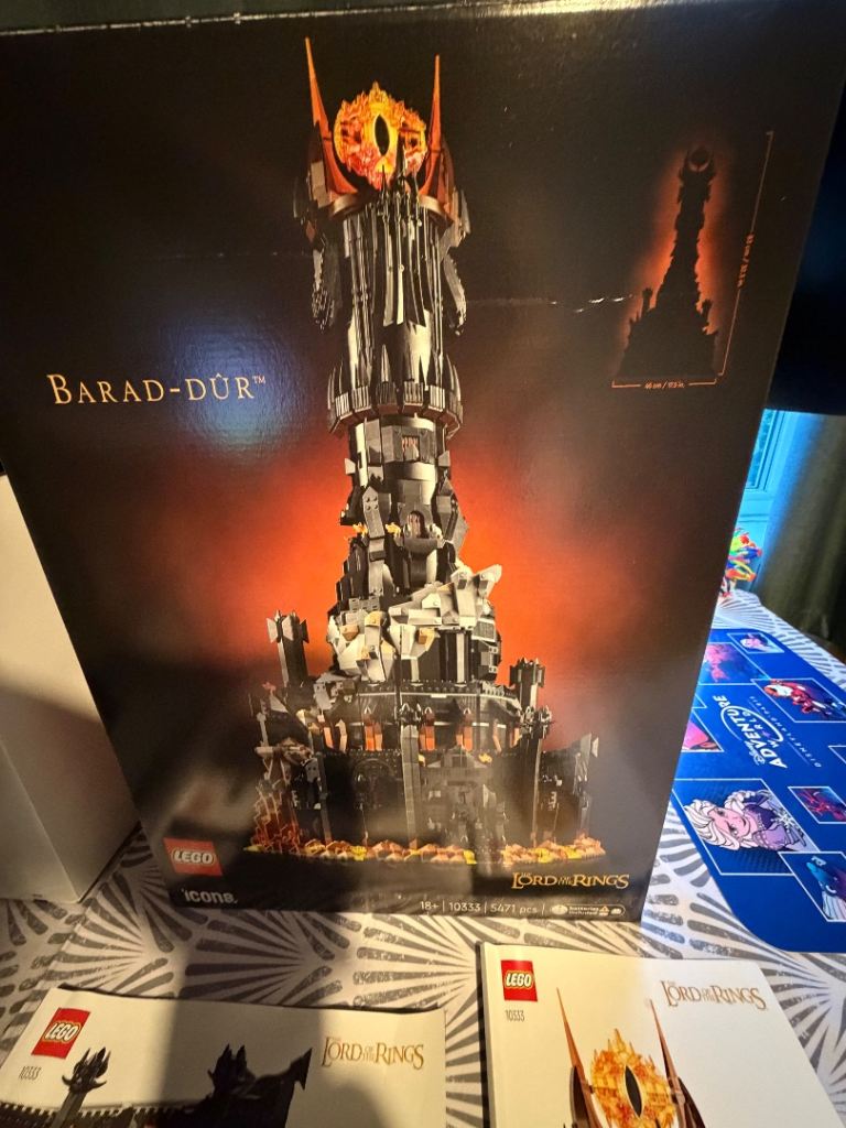 BOX ONLY - LEGO lord of the rings barad - DUR