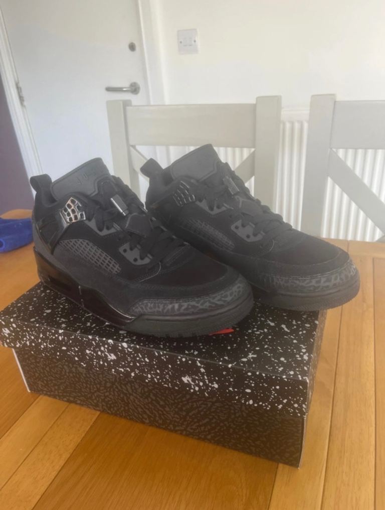 Air Jordan Spizike Low Black Cats - Men's UK 9, Worn Once