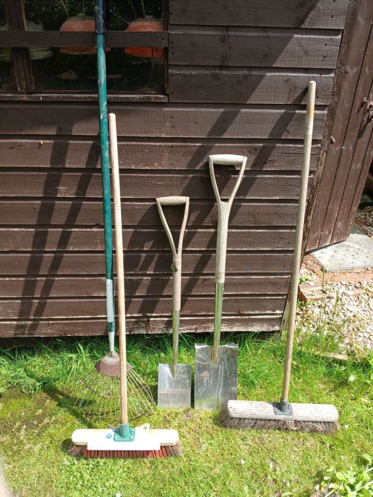 Selection of garden tools