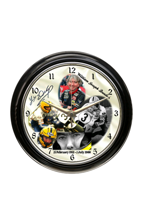 Joey Dunlop wall clock 