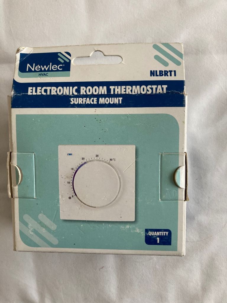 Newlec NLBRT1 Electronic Room Thermostat - New in Box
