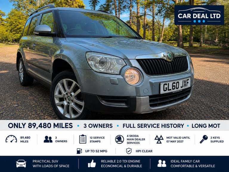 2010 Skoda Yeti 2.0 TDI Elegance Euro 5 5dr HATCHBACK Diesel Manual
