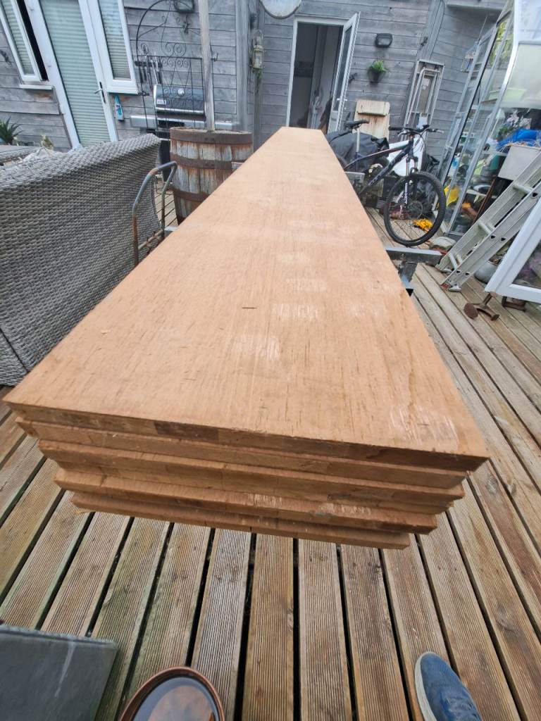 Wood shelving 