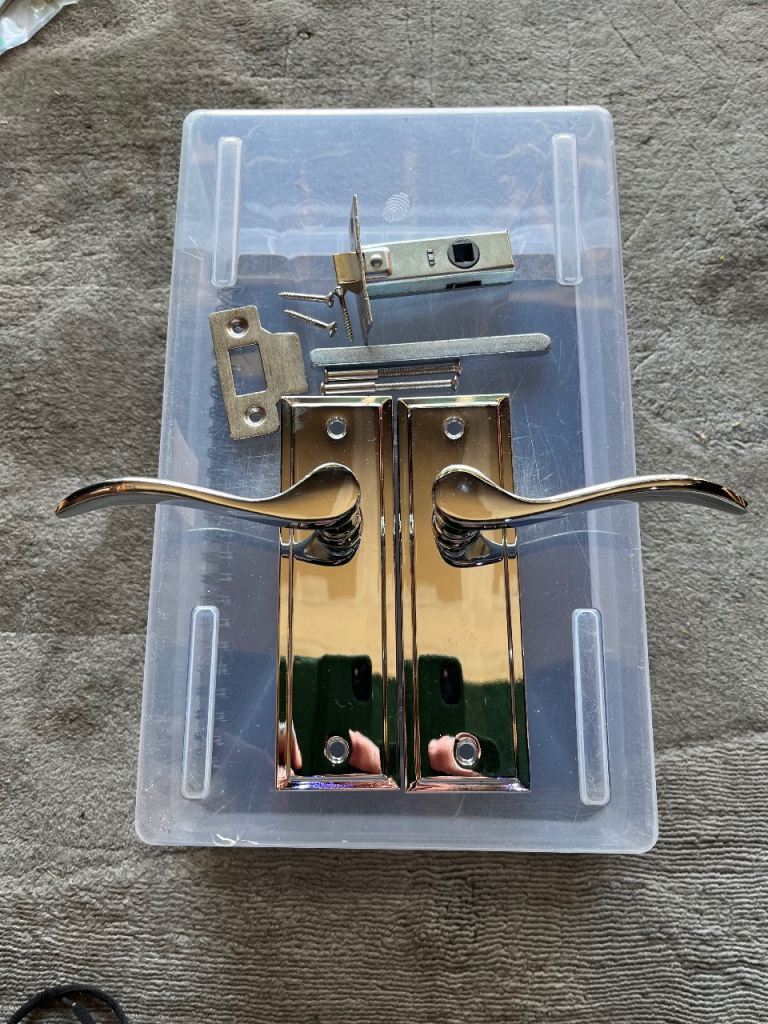 Chrome Door with latch mechanism 