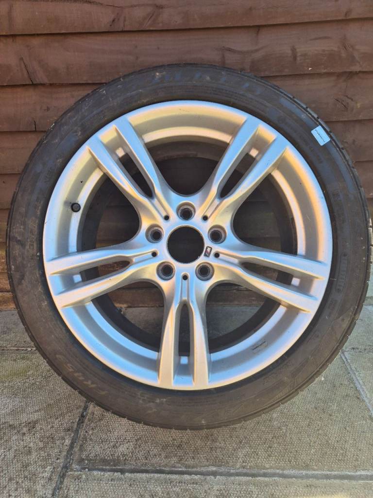 Bmw msport 3series rear alloy with tyre