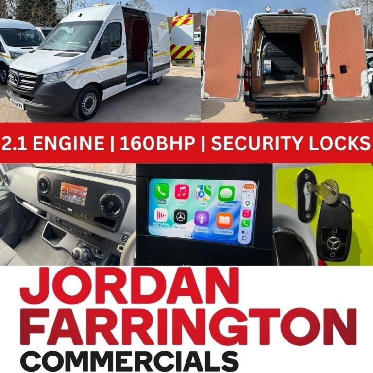 2019 69 reg MERCEDES BENZ SPRINTER 316 2.1 RWD EURO 6 UTILITY CHAPTER 8