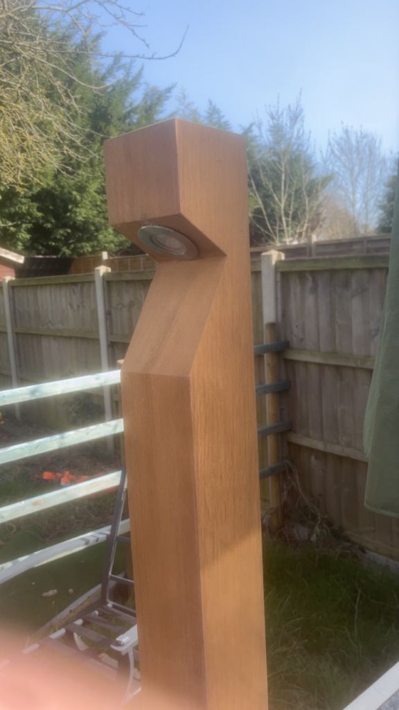 garden bollards. colling wood 30 pound each
