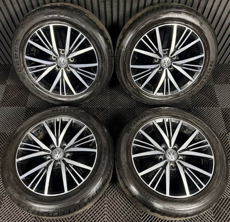 16'' GENUINE VW GOLF MK7 LINAS MK8 MK6 ALLOY WHEELS TYRES ALLOYS