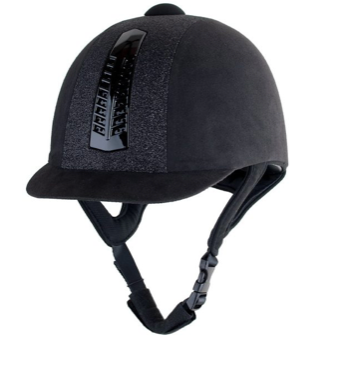 Rhinegold Glitter pro riding hat NAVY 