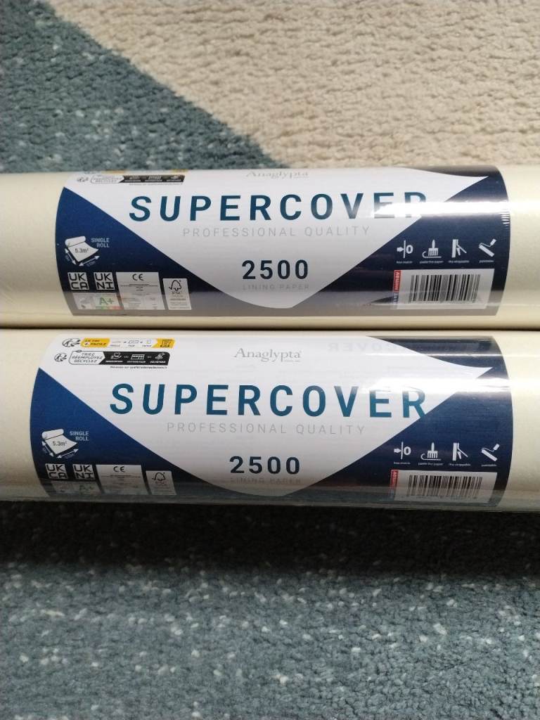 Anaglypta 2500 lining paper x2