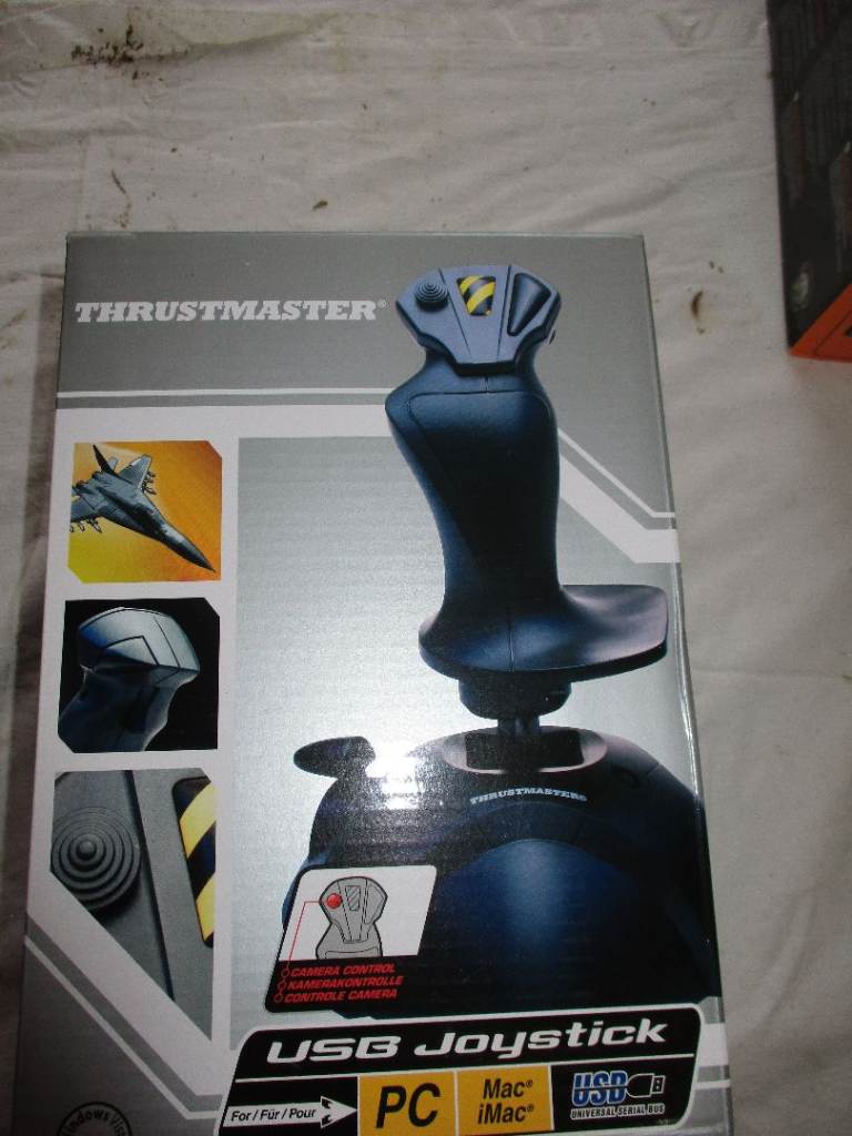 image for pc game/flight joystick and Foot pedal rudder control