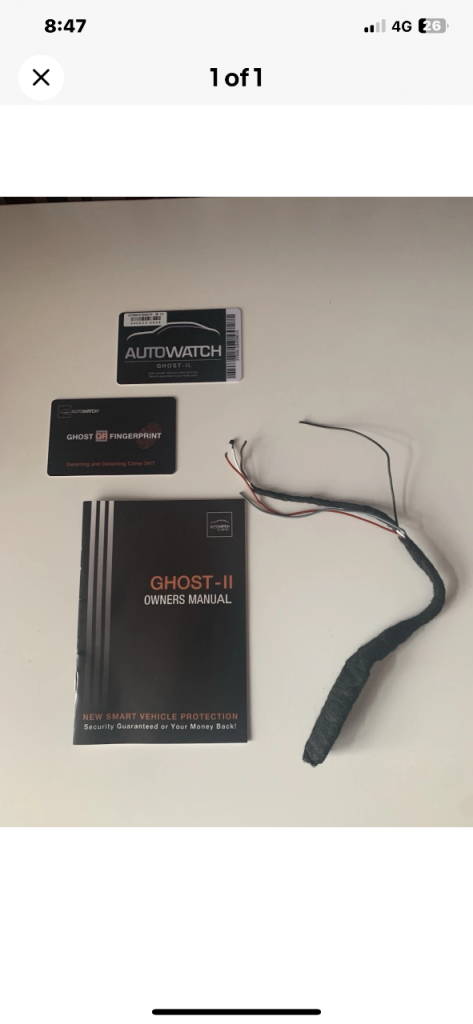 Ghost-ll Car Immobiliser by Autowatch Used