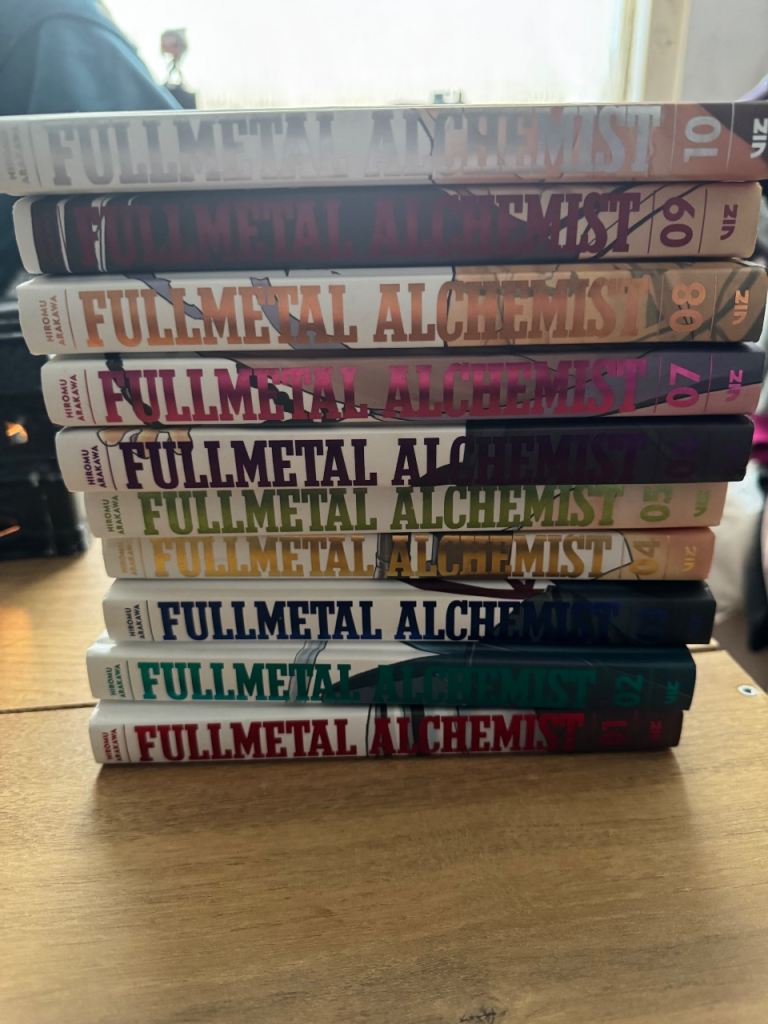 Fullmetal alchemist full metal editions vol 1-10