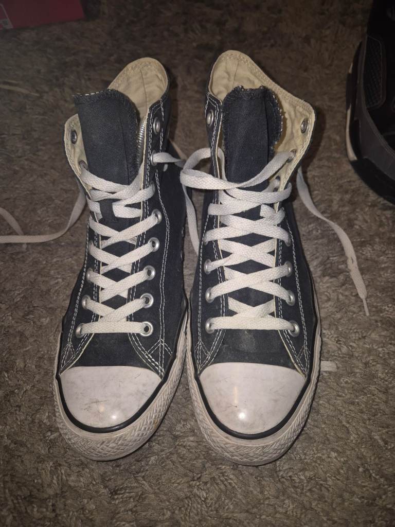Converse Chuck Taylor All Star High Black Adult Men’s Size 9.5