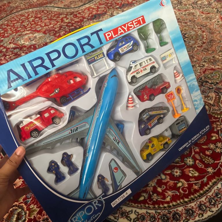New Airport Plane Playset – Unopened Kids Toy