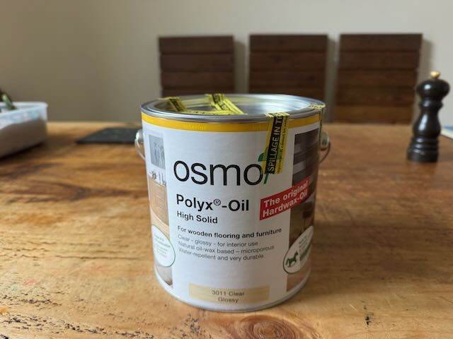 Osmo PolyX Hard Wax oil for floors 2.5L - Unopened - Glossy finish - normally costs £98